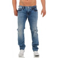 Big Seven Regular-fit-Jeans Big Seven Morris Medium Blue Regular Fit Herren Jeans Hose von Big Seven