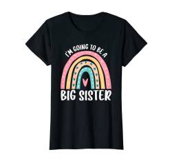 I'm Going to Be a Big Sister Ankündigung Baby Ankündigung T-Shirt von Big Sister Outfit for Girls