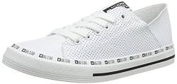 Big Star Damen FF274024_38 Plimsolls, White, EU von Big Star