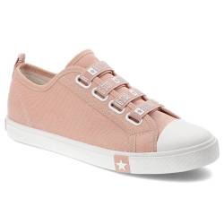 Pinke Turnschuhe Big Star Modische Damenschuhe von Big Star