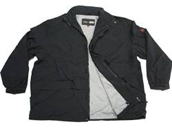 BigTiger Regen-Jacke in Übergröße, Schwarz, 3XL, 4XL, 5XL, 6XL, 7XL, 8XL, 10XL, 12XL … (10XL 200cm Brustumfang) von BigTiger