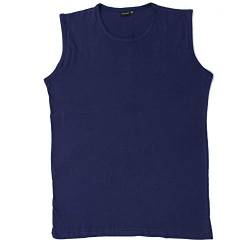 Bigdale Bigsize Tanktop Übergrösse Shirt 3XL - 10XL | Herren Unterhemden in Übergröße aus Baumwolle | Rundhals Tank Top Herren mit dehnfähigem Stoff | Navy Blue, 10 / 3XL von Bigdale