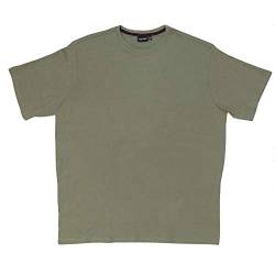 Bigdale Super Premium Bigsize T-Shirt | Übergrösse Shirt 3XL - 15XL | Herren T Shirt in Übergröße aus Baumwolle mit Rundhals | Military Green, 6XL von Bigdale