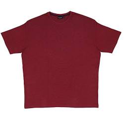 Bigdale Super Premium Bigsize T-Shirt | Übergrösse Shirt 3XL - 15XL | Herren T Shirt in Übergröße aus Baumwolle mit Rundhals | Tibetan Red, 4XL von Bigdale
