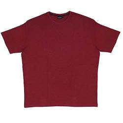 Bigdale Super Premium Bigsize T-Shirt | Übergrösse Shirt 3XL - 15XL | Herren T Shirt in Übergröße aus Baumwolle mit Rundhals | Tibetan Red, 6XL von Bigdale