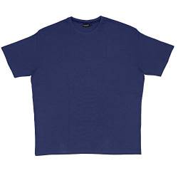 Bigdale Super Premium Bigsize T-Shirt | Übergrösse Shirt 3XL - 15XL | Herren T Shirt in Übergröße aus Baumwolle mit Rundhals | Twilight Blue, 3XL von Bigdale