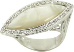 Bijoux pour tous Damen Ring, Sterling-Silber 925, Zirkonoxid, 52 (16.6), 70338T52 von Bijoux pour tous