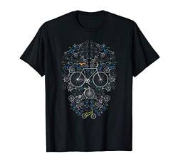 Radsportler Radfahrer Geschenk Rad Totenkopf Fahrrad T-Shirt von Bike Fahrrad Radfahrer Geschenk