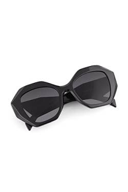 Bilge Karga Matyas Sonnenbrille Damen Herren Unisex UV400 (Schwarz, Schwarz) von Bilge Karga
