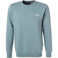 BILLABONG Herren Sweatshirt blau Baumwolle unifarben von Billabong