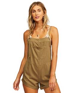 Billabong Damen Wild Pursuit Kurzer Overall Strampler, Salbei, Medium von Billabong