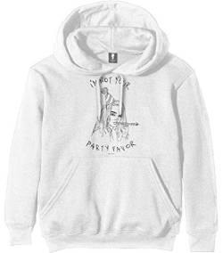 Billie Eilish 'Party Favor' (White) Pull Over Hoodie (Large) von Billie Eilish