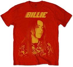 Billie Eilish 'Racer Logo Jumbo' (Red) T-Shirt (small) von Billie Eilish