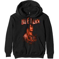 Billie Eilish Spooky Logo offiziell Männer Kapuzenpullover (Large) von Billie Eilish