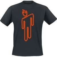Billie Eilish T-Shirt - Fire Blohsh - S bis M - für Männer - Größe S - schwarz  - Lizenziertes Merchandise! von Billie Eilish