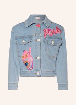 Billieblush Jeansjacke Mit Pailletten blau von Billieblush