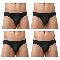 Billtop Herren Slip Microfaser Mini Männer Slips Stretcken Unterwäsche, Schwarz, L von Billtop