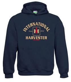Bimaxx Hoodie | International Harvester Red Power IHC | Navyblau | Größe 3XL von Bimaxx