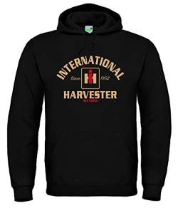Bimaxx Hoodie | International Harvester Red Power IHC | Schwarz | Größe XL von Bimaxx