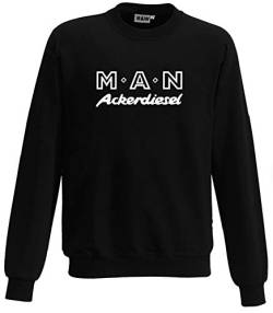 Bimaxx Sweatshirt M-A-N Ackerdiesel | Herren Pullover Langarm | Schwarz | Größe XL von Bimaxx