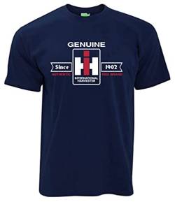 T-Shirt | Genuine IHC Red Power | Navyblau | Größe XXL von Bimaxx
