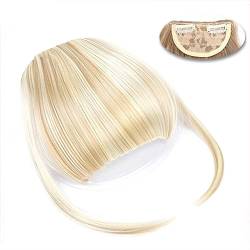 Perücken für Frauen Synthetische Clip-in-Haar-Pony-Verlängerung French Bang Hairpiece Clip in dickem, natürlichem, ordentlichem Pony mit Bügel for Frauen und Mädchen Pony Perücke/Perücke Pony (Color von BinOxy