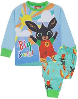 Bing Bunny Blaues Jungen-Pyjama-Set | Charakterober- und -unterteile | Gemütliche Loungewear Fans | Nachtwäsche für angenehmen Schlaf – 2–3 Jahre von Bing Bunny