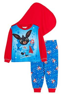 Bing Bunny Pyjama mit Dress Up Cape für Kinder Pjs Set Jungen Mädchen Zweiteiliges Hoppity Voosh Nachtwäsche Set, blau, 98 von Bing Bunny