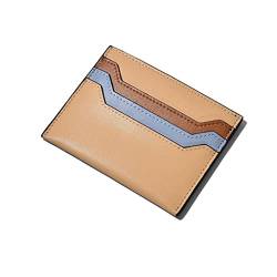 BioPLj Farblich passende schmale Kartentasche |Mini-Geldbörse |Clip für Führerschein und Bankkreditkarte |Kompaktes und stilvolles Design 10,5 x 8,0,5 cm von BioPLj