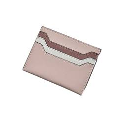 BioPLj Farblich passende schmale Kartentasche |Mini-Geldbörse |Clip für Führerschein und Bankkreditkarte |Kompaktes und stilvolles Design Argento 10,5 * 8,0,5CM von BioPLj