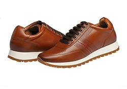 Bioflex Men Conte Sneaker Klassik - Kuhl | hochwertiges Leder im Running Shoe-Look | optimale Dämpfung, besonders leicht | Größen 40-46 (Numeric_45) von Bioflex