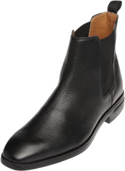 Elegante Herren Leder Chelsea Boots in schwarz I Stiefel für Männer I Männer Stieffeleten I Lederstiefel Desert Boots I Men boots leather I (numeric_41) von Bioflex