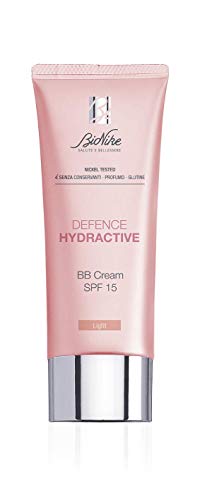Bionike Defence Hydractive BB Cream Light für empfindliche und intolerante Haut, spendet Feuchtigkeit und schützt ohne zu beschweren, verleiht dem Gesicht Glanz, glättet mit einem natürlichen Effekt, von Bionike
