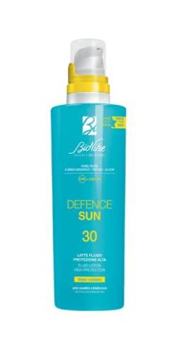Bionike Defence Sun Sonnenmilch, umweltfreundlich, SPF 30 für empfindliche und unverträgliche Haut, schützende und antioxidative Wirkung, wasserdicht, stärkt und repariert die Haut, 200 ml von Bionike