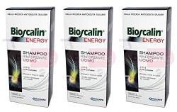 3 x Bioscalin Energy - kräftigendes Shampoo mit ATP und AJB, 200 ml, für Herren von Bioscalin