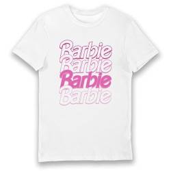 Bioworld Barbie Logo Erwachsene T-Shirt, Weiß, S von Bioworld