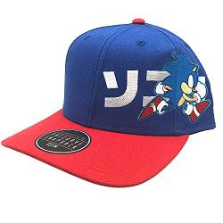 Bioworld Sonic Kanji Pre-Curved Bill Snapback Cap von Bioworld