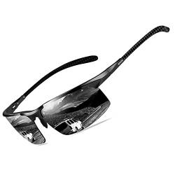 Bircenpro Sonnenbrille Für Herren Polarisiert: UV Schutz Kohlefaser Temple Sonnenbrille Für Sport und Fahren von Bircenpro