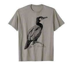 Kormoran Vogel Ornithologie T-Shirt von Bird Birder & Birding Apparel Company