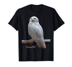 Schneeeule Schöner Vogel T-Shirt von Bird Birder & Birding Apparel Company