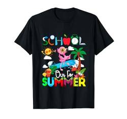 School Out Funny Summer Cute Flamingo Sunglasses Vacation T-Shirt von Bird Vacations Costume