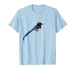 Birdorable Red-billed Blue-Magpie | Rotschnabelkitta T-Shirt von Birdorable