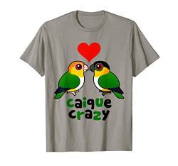 Funny Cute Caique Crazy Weißbauchpapageien Pet Owner Gift T-Shirt von Birdorable