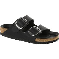 Birkenstock BIRKENSTOCK Arizona black Waxy Leather 1011075 Pantolette von Birkenstock