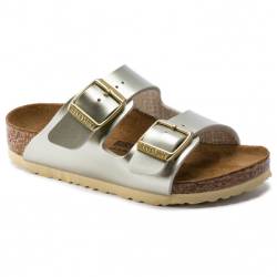 Birkenstock - Kid's Arizona Kids BF - Sandalen Gr 28 - Narrow braun/beige von Birkenstock