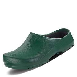 Birki Super Birki 068051, Unisex - Erwachsene Clogs & Pantoletten, weites Fußbett, PU, grün (Green), EU 40 von Birki's