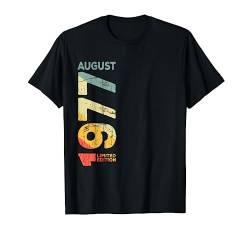 Retro 1977 August 1977 Jahr 1977 Vintage 1977 seit 1977 T-Shirt von Birth Since Month Of August Retro Vintage Year