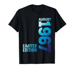 Seit August 1967 1967 Jahr 1967 Retro 1967 Vintage 1967 T-Shirt von Birth Since Month Of August Retro Vintage Year