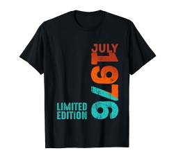 Juli 1976 Jahr 1976 Retro 1976 Vintage 1976 seit 1976 T-Shirt von Birth Since Month Of July Retro Vintage Year