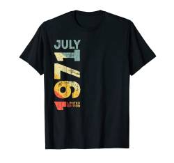 Retro Vintage Juli 1971 Jahr 1971 Jahrgang 1971 seit 1971 T-Shirt von Birth Since Month Of July Retro Vintage Year